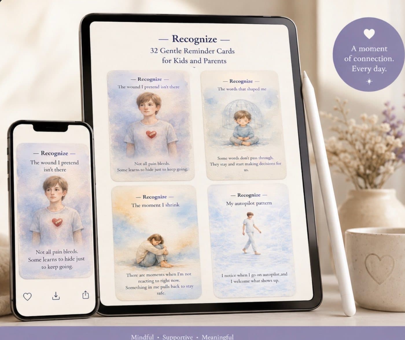 Reflection Cards: Mom Words Matter